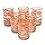 NOVICA Hand Blown Orange Swirl Recycled Glass Water Glasses, 13 Oz. 'Tangerine Swirl' (Set of 6)