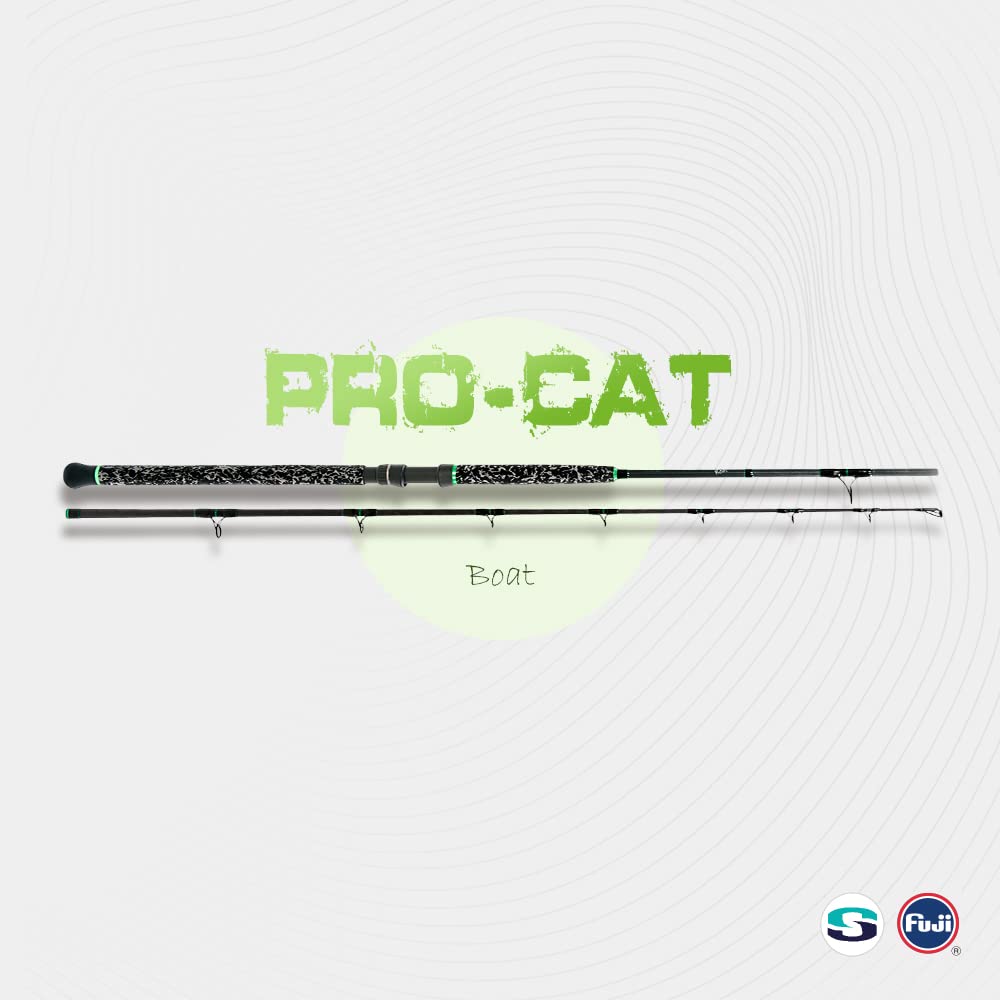 Zeck Pro Cat Boat 2.40m 300g Wallerrute. Welsrute. Angelrute zum Wallerangeln. Rute zum Welsangeln vom Boot. Bootsrute