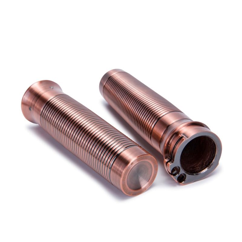 Lenkdou 1" Black Aluminum Handlebar Grips – Fits Harley Touring, Road King, Sportster XL883 & Dyna