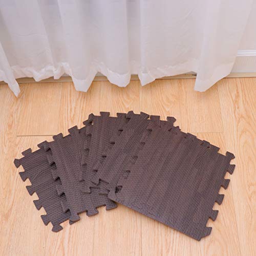 Clispeed 12 peças de tapetes de espuma de EVA para exercícios em equipamentos de ginástica