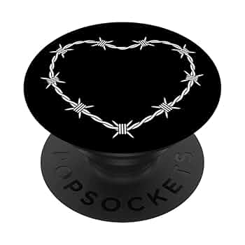 Amazon.com: barbed wire heart Black Gothic Edgy Grunge Punk