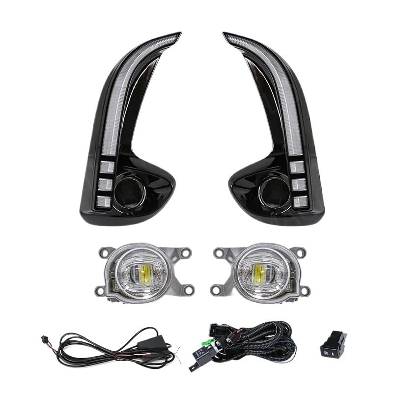 Turn Signal Lights Car LED Daytime Running Light Turn Signal Lamp Front Bumper Fog Lamps For Yaris For Vios 2020 2021 2022