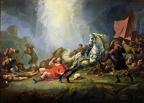 Impression d'affiches Affiche Toile La conversion de saint Paul Aelbert Cuyp 60x90cm poster