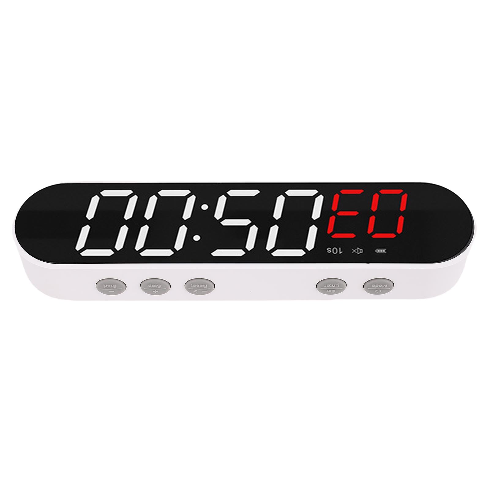 Domary Timer Fitness a Intervalli, Cronometro Facile da Usare, Timer di Allenamento Telecomandato per Palestra di Casa, 6,69x1,57x0,94 Pollici
