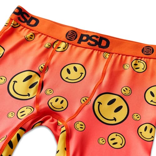 Image of PSD Underwear Youth Boys Boxer Briefs - Smiley Print, Comfortable Active Underwear for Boys, Boys Underwear Packs & Singles