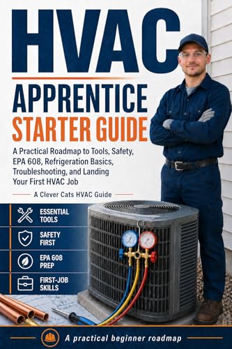  HVAC Apprentice Starter Guide: A Practical Roadmap to Tools, Safety, EPA 608, Refrigeration Basics, Troubleshooting, and Landing Your First HVAC Job (English Edition)
