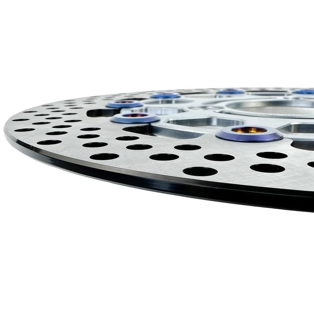 przednia tarcza hamulcowa Pasuje Do Aerox Pasuje Do RSZ Pasuje Do Skutera Force 260mm 3 Otwory 5 Motocykl 70mm Skok Wirnika Tarczy Hamulcowej Pływający Uniwersalny(5 hole grey 260mm)
