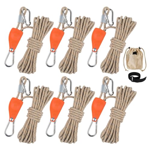 Corde à cliquet pour bivouac et transport de matériel de sport
