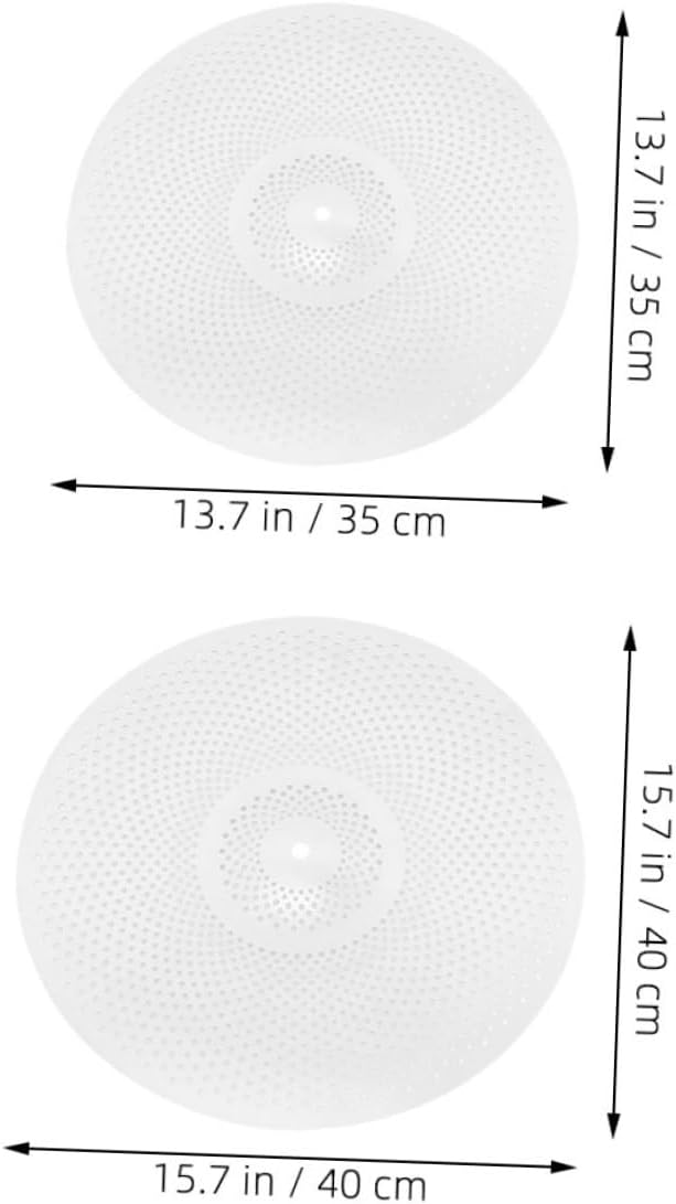 DECHOUS 2pcs Low Volume Cymbal Pack Mute Cymbal for Drum Kit Jazz Drum Fitting