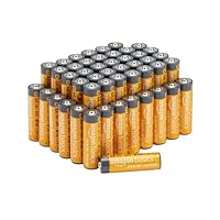 Amazon Basics, 48 batterie alcaline AA ad alte prestazioni, 1,5 Volt, durata di 10 anni