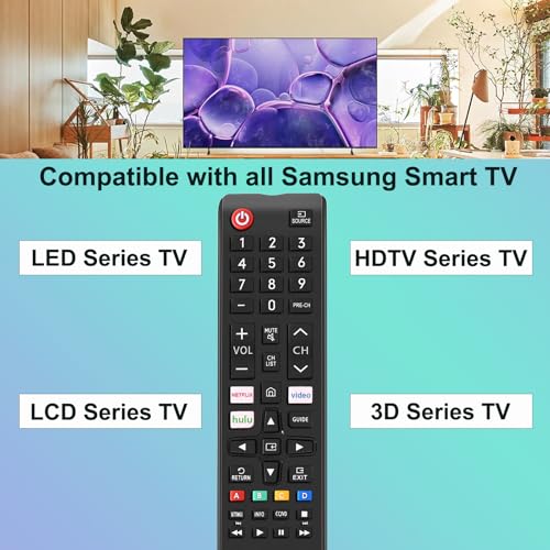 Image of EONCHARM Universal Remote Control for All Samsung TV Compatible with All Samsung LCD LED HDTV 3D Smart TVs Models