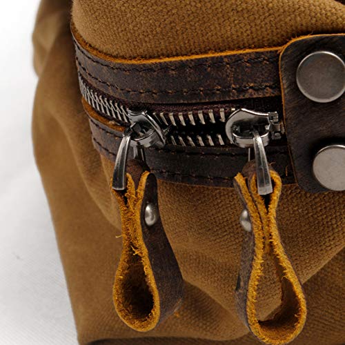 Leather Travel Duffel Bag for men Gym Sports Weekender Luggage Carry on Airplane Leather Bag