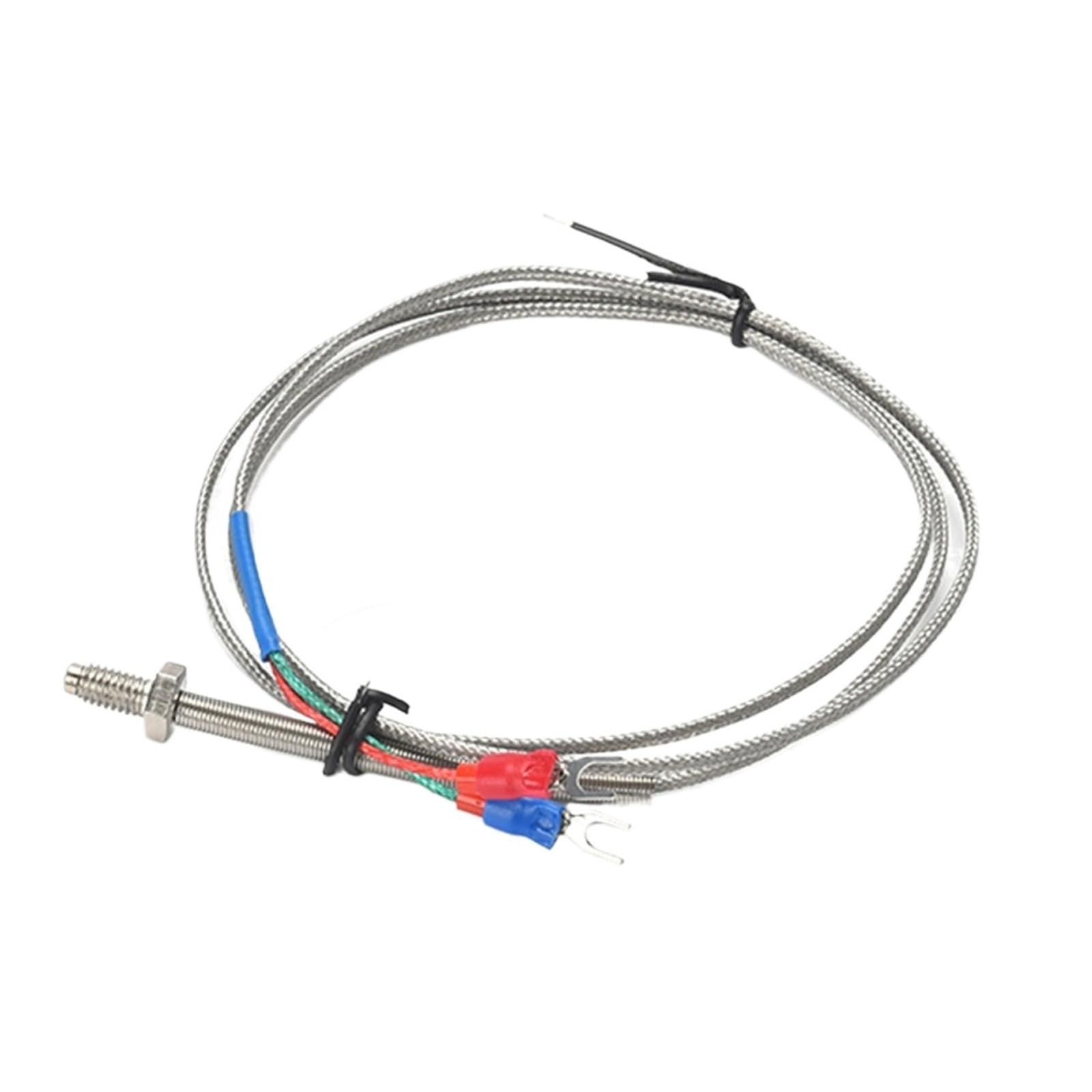 R8-100 Cyfrowy termostat PID, wejście uniwersalne K/J, wyjście SSR, przekaźnik 40DA, gwint M6 1 m sonda termopary szt(R8-100 pt100 relay)