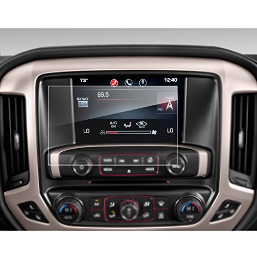 LFOTPP Control Screen Protectors for 2016-2020 2021 GMC Sierra 1500/2500HD 3500HD 8 Inch IntelliLink,PET Plastic Center Touch HD Crystal Clear in-Dash Navigation Protective Film PET 8-Inch