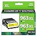 Produktbild Glliter 963XL 963 XL Multipack Kompatibel für hp 963xl Multipack Kompatibel mit HP Officejet Pro 9010 Patronen Officejet Pro 9012 9022 9014 9010 9020 (Schwarz Cyan Magenta Gelb)