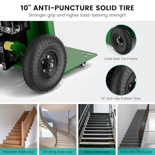 Carretilla eléctrica para escaleras, 1300w, plegable miniatura 7