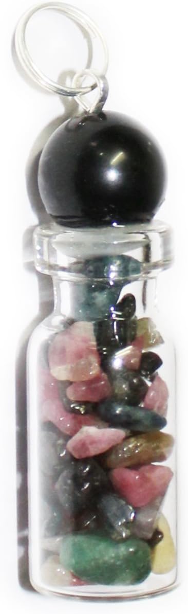 FairyBellsKart Energised Watermelon Tourmaline Crystal Bottle (Set of 5)