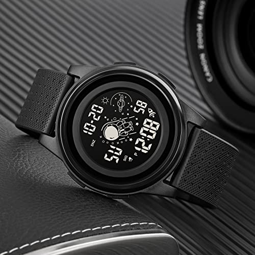 MASTOP Womens Mens LED Digital Watch Ultra Thin Waterproof Outdoor Sports Military Electronic Quartz Watches3