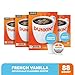 Dunkin' French Vanilla Flavored Coffee, 88 Keurig K-Cup Pods
