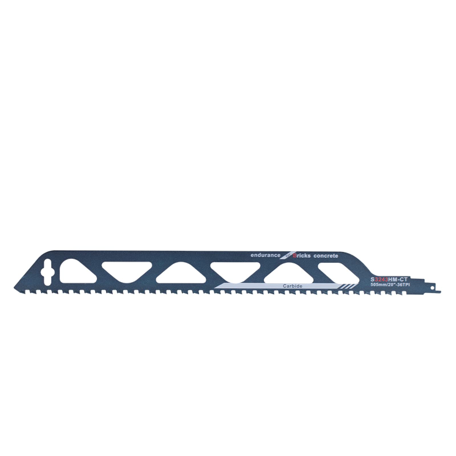 9''/12''/18''/20'' 2TPI/16TPI/36TPI Lama per seghetto alternativo per il taglio di tubi di plastica in legno Lama per sega alternativa in metallo,505 mm