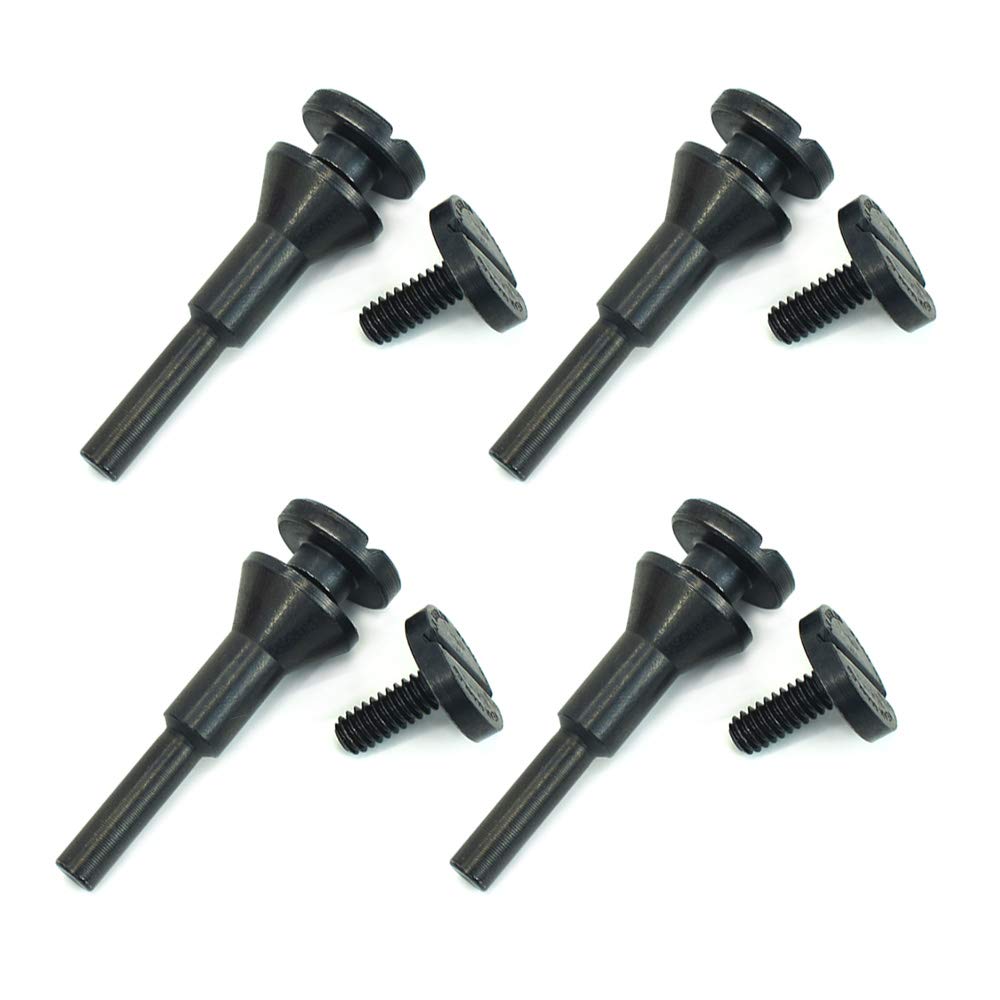 Mounting Mandrel 3/8" & 1/4" Arbor Hole (4pack) for Type 1 Cut-Off Wheel 1/4" Shaft for Die Grinder Rotary Tool