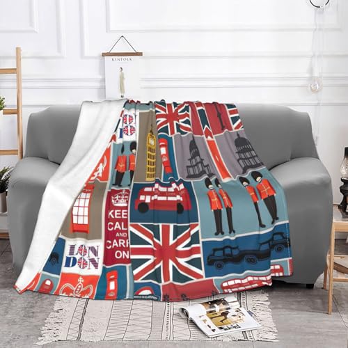 Couverture flanelle Angleterre chaude contre le froid du salon - 3