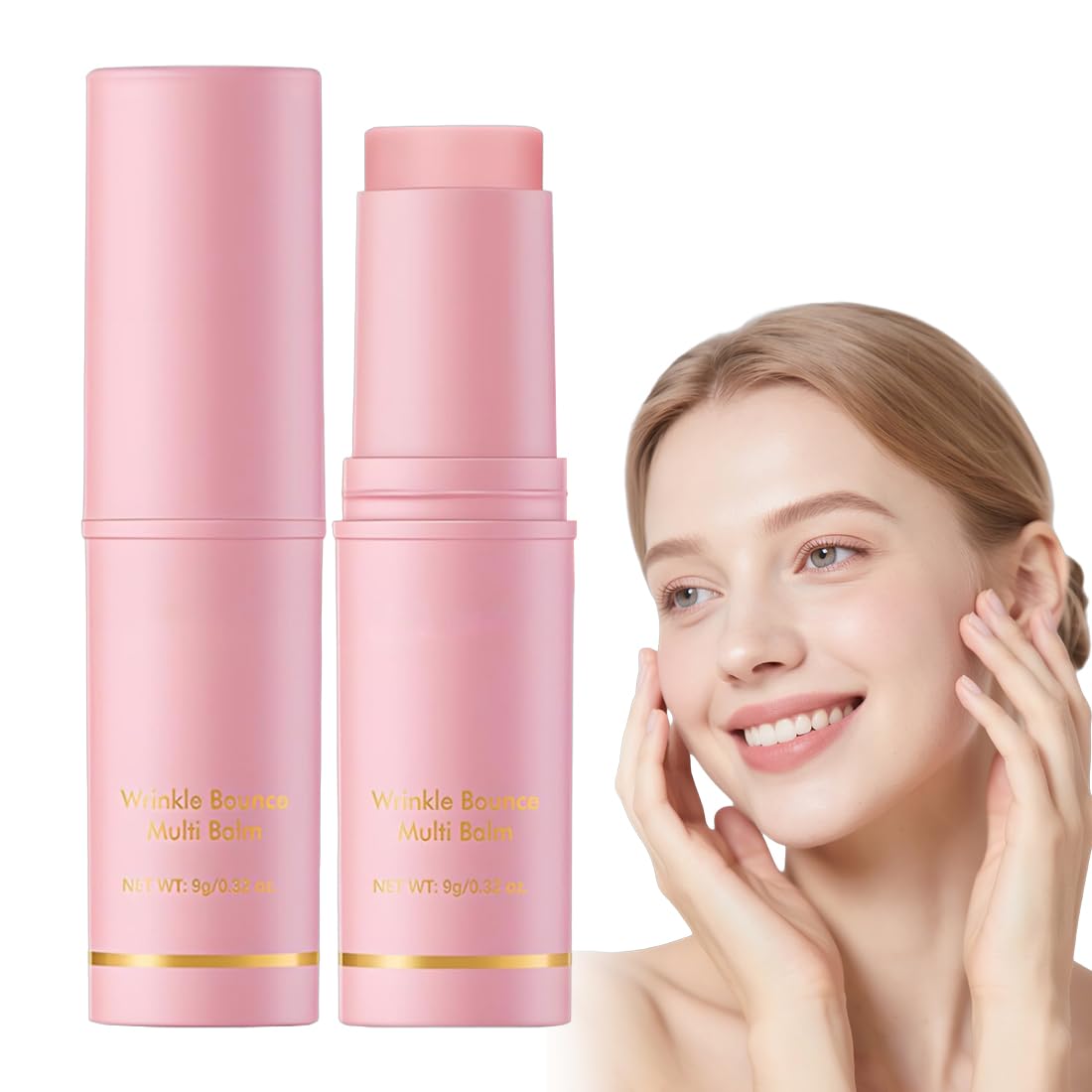 2PCS Collagen Wand, The Wrinkle Pure Collagen Wand for Face Eye & Lips