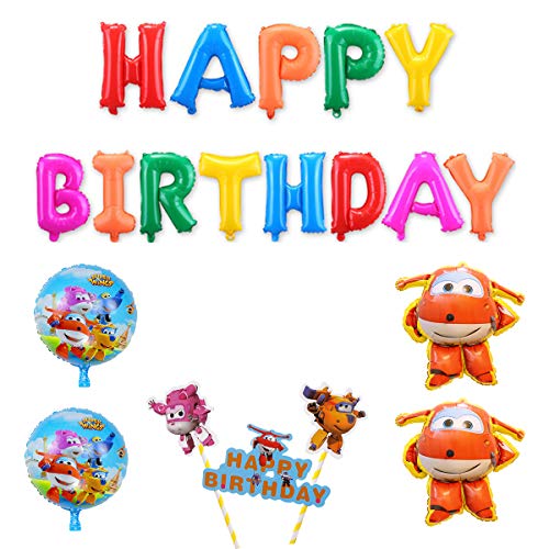 Super Wings　誕生日飾り付け 変身ロボット