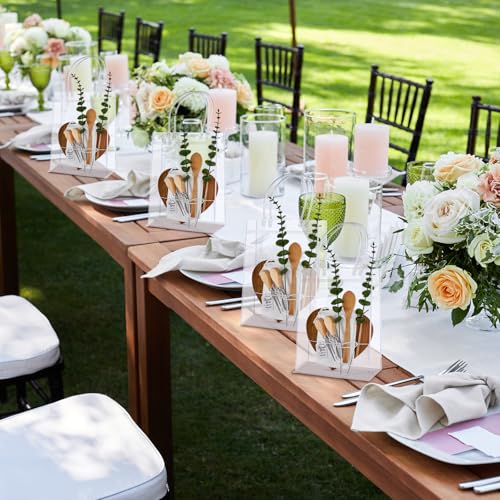 55Pcs Baby Shower Prizes for Game Winners 6 Sets Charcuterie Board with Spoons Butter Spreaders Forks Plaid Towel Thanks Card and Gift Bags for Bridal Shower Favors Party (Heart Shaped)