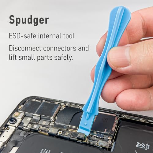 Image of HowFixit 15-in-1 Electronics Opening Tool Kit, Professional Anti-Static Spudger Set & Pry Tools with Suction Cup for iPhone, iPad, MacBook, Laptop, Tablet, Phone Repair