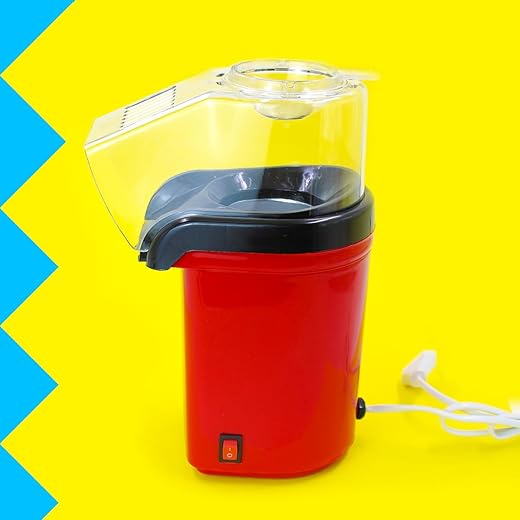 Pipoqueira Eletrica Ar Quente Vermelha 1200W 110v Maquina de Pipoca Sem òleo