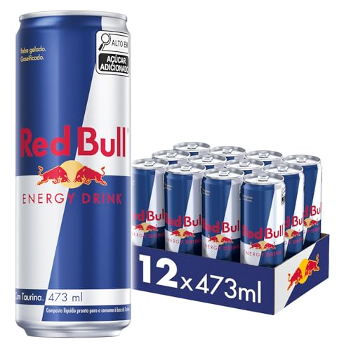 Pack de 12 Latas Red Bull Energético, Energy Drink, 473 ml Pack de 12 Latas Red Bull Energético, Energy Drink, 473 ml