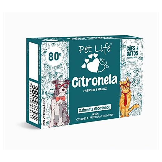 Pet Life Sabonete Citronela Cães E Gatos 75G