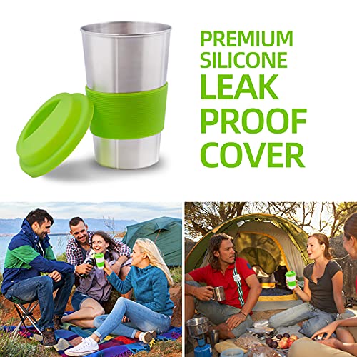 Acelane Camping Mess Kit Camping Plates Dishes Stainless Steel Camping Utensils Set Tableware Dinnerware With Bowls Cups Cutlery 1-2 Person For Backpacking, Hiking, Picnic, Bbq, Rv Travel #TOP2