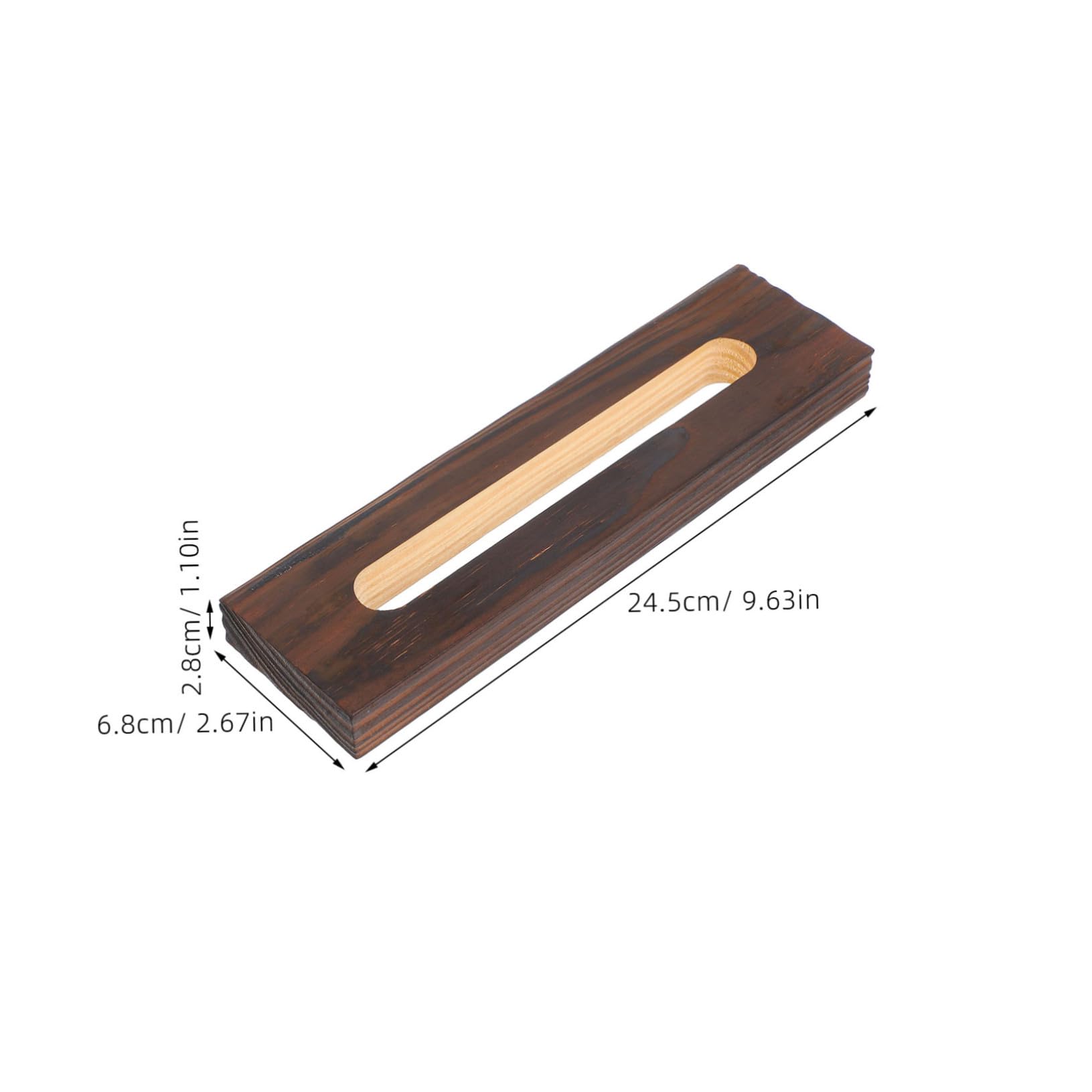 POPETPOP Fish Tank Fountain Pump Small Aquarium Accessories Natural Wood Board DIY Tank Decor Craft