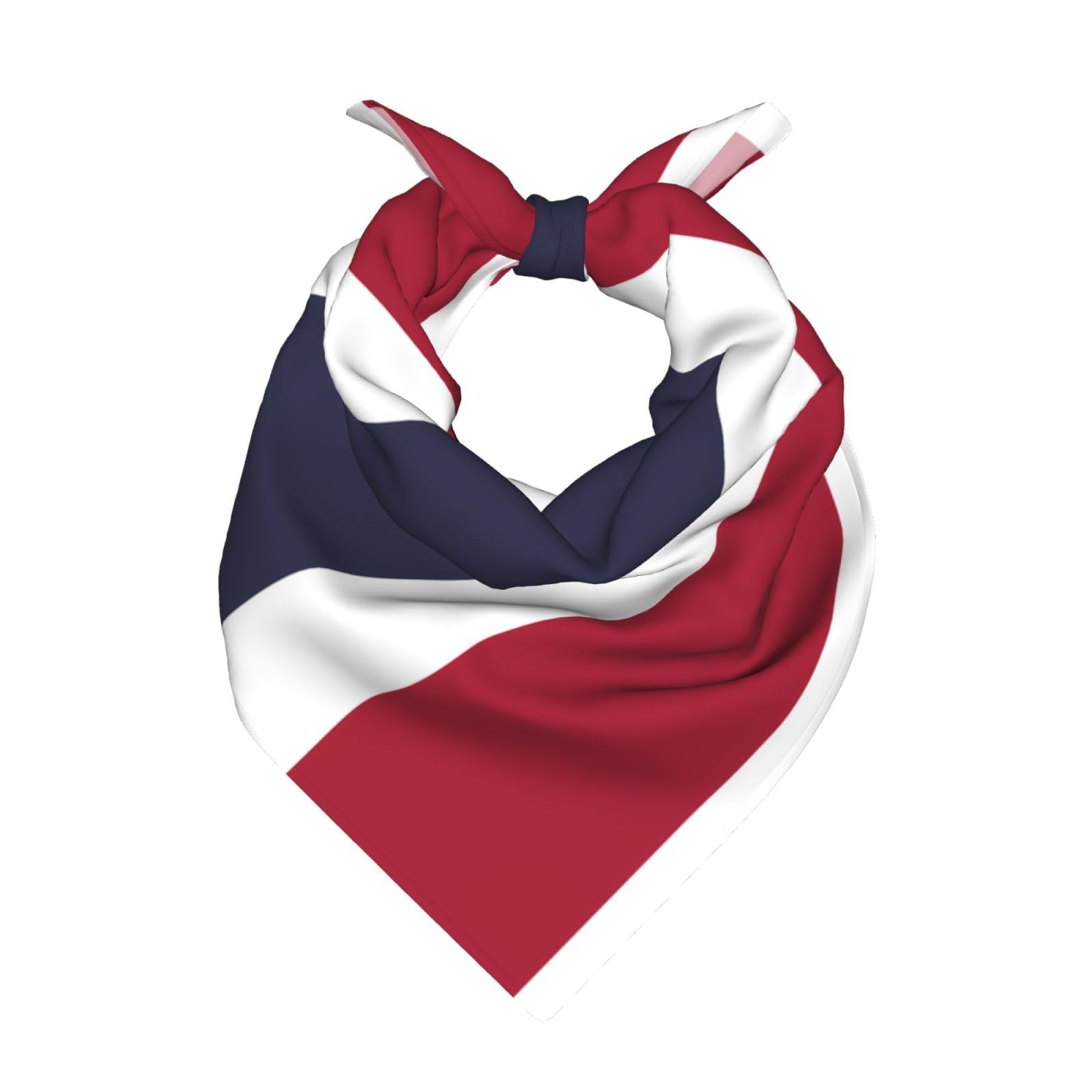 Mrowyc Unisex Black Thailand Flag Bandana, Red White Blue, Polyester, Casual, 55X55cm, Adult