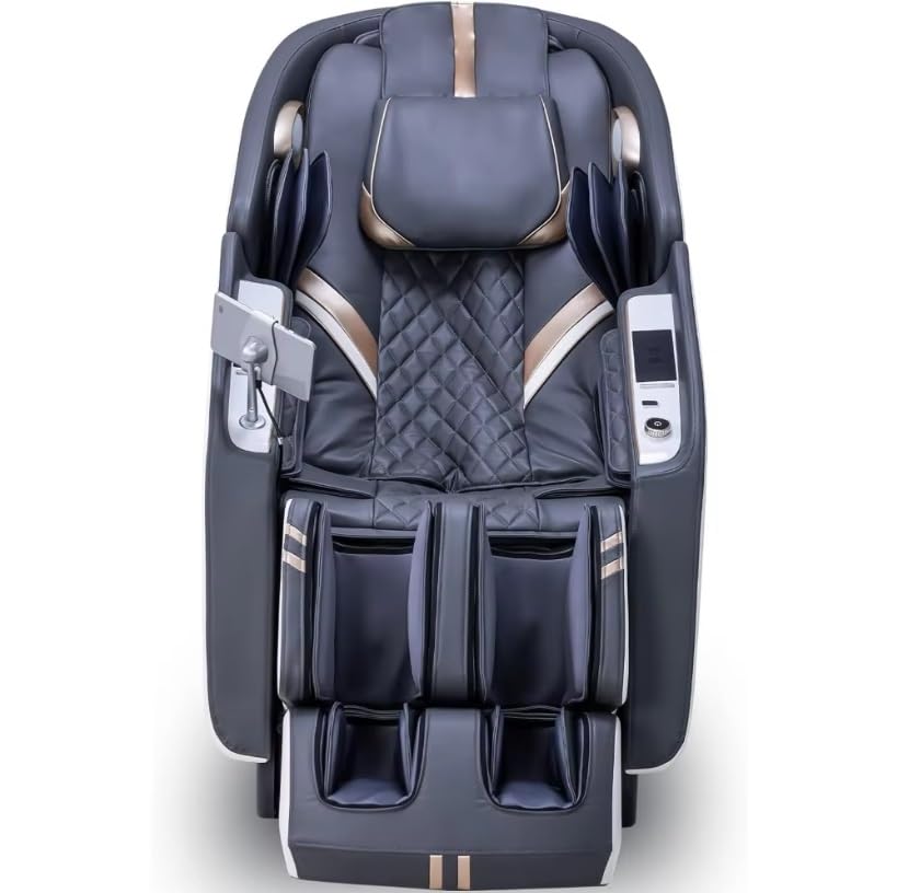 Sillón masaje ergonómico reclinable unicolor miniatura 6