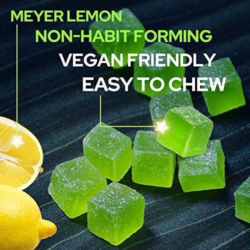 NEVISS Melatonin Free Sleep Aid Gummies for Adults - GABA, L-Tryptophan, Magnesium, Ashwagandha - Non-Habit Forming, Help for Deep Relaxation - Vegan, Meyer Lemon Flavor, 2Pack - Image 5
