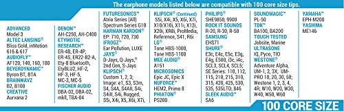 Comply Sport Pro Sx-100 Memory Foam Earphone Tips For Etymotic, Klipsch, Westone & More (Medium, 3 Pairs), Black #TOP6
