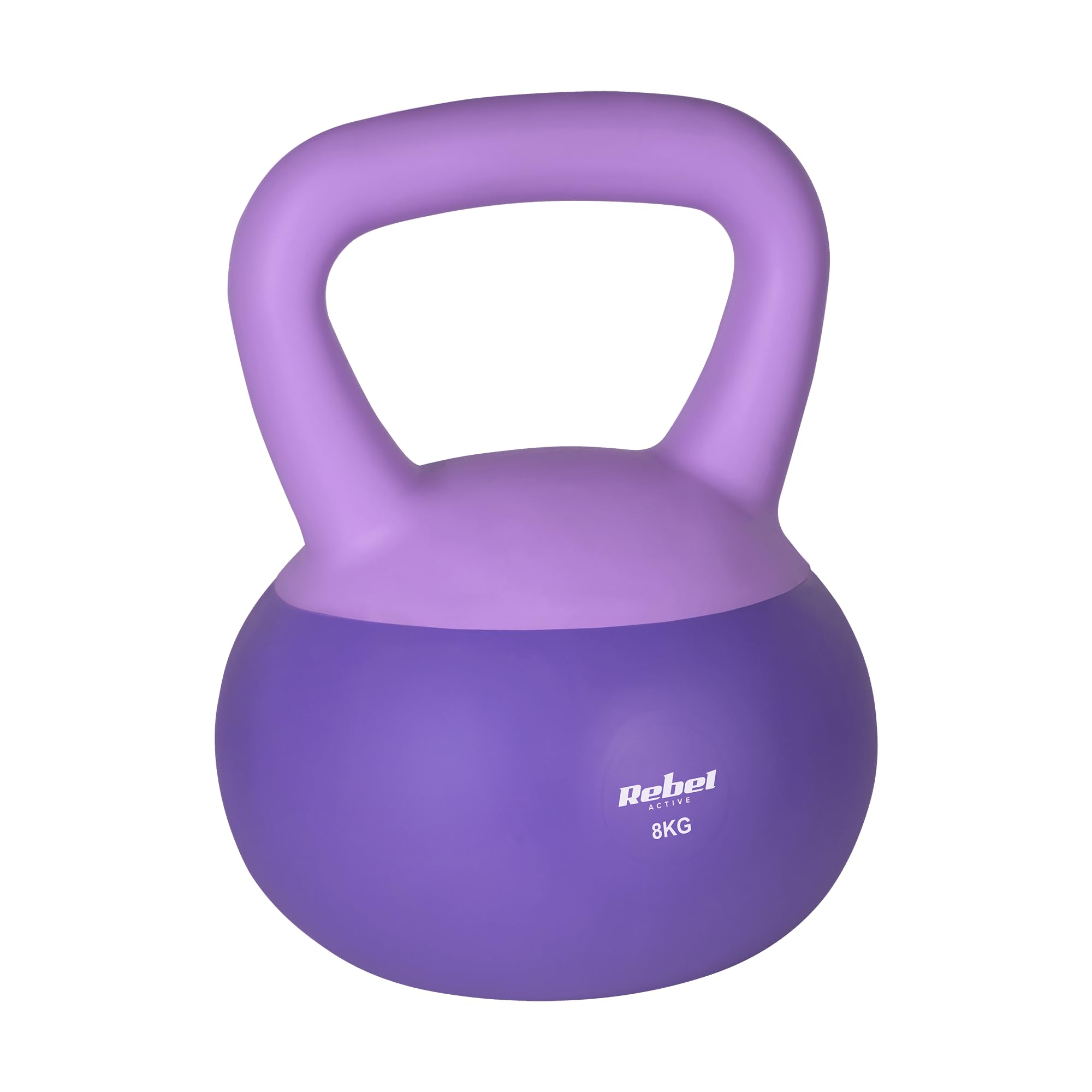 Rebel Soft Kettlebell 8kg Miękkie PCV Bezpieczne Ciche Hantel do Fitness