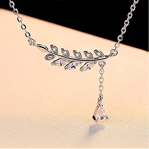 Collier Argent 925 Branche Anti-Tops Discret qui Ne Noircit Pas