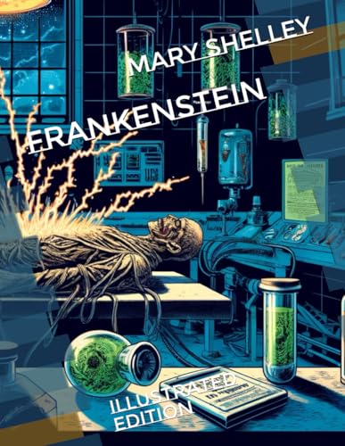 Frankenstein: Illustrated Edition B0D9GWQHKS Book Cover