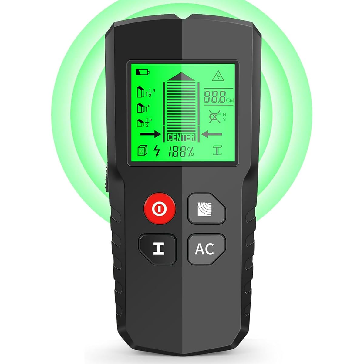 Serplex® 5 in 1 Stud Finder Wall Scanner Smart Stud Sensor with LCD Display & AC Wire Warning Metal Detector on Wall Precisely Locating Metal, Wood, AC Wire, Studs, No Battery (B0D6RH35Z3) Amazon Price History, Amazon Price Tracker
