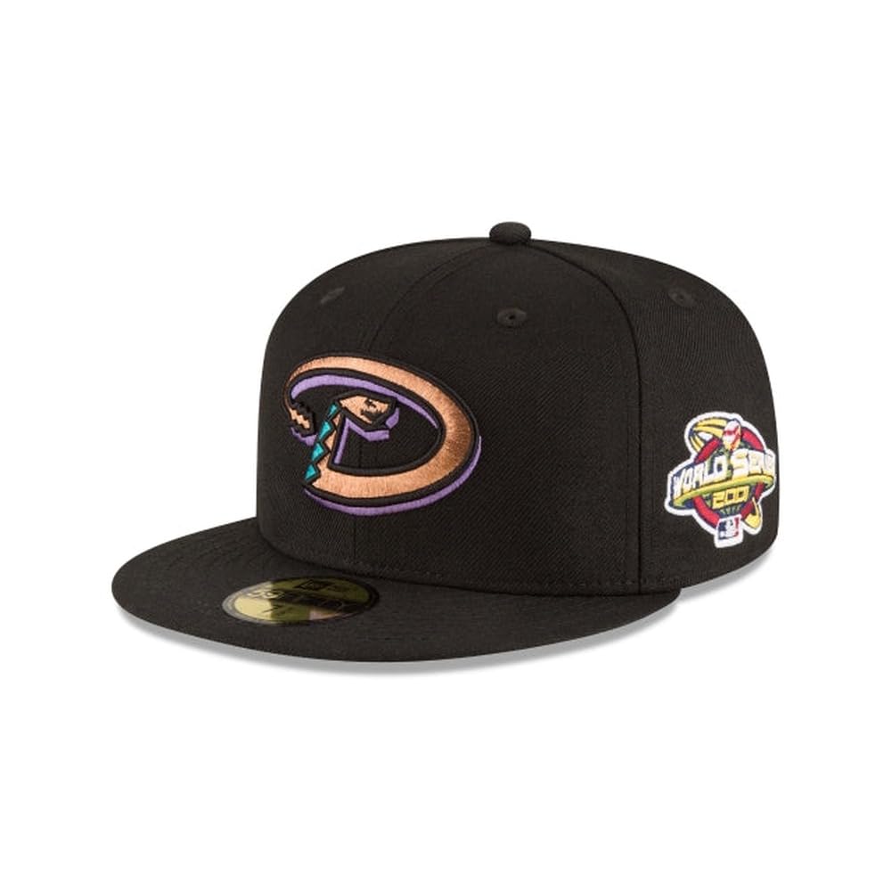 New Era MLB 59FIFTY Arizona Diamondbacks 2001 World Series Black Cooperstown Authentic Collection Fitted On Field Hat