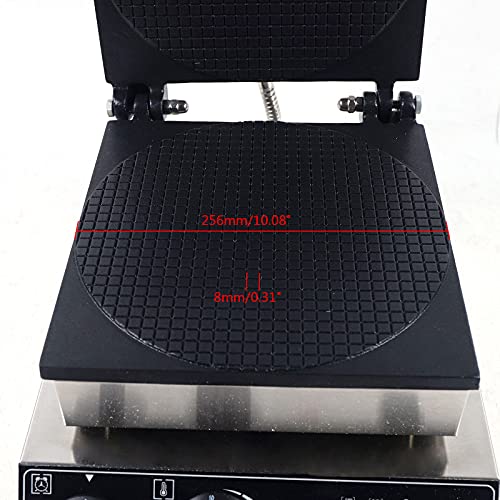 Commercial Ice Cream Cone Waffle Maker Machine Waffle Cone Maker Temperature And Time Control 50~300℃ 1500W #TOP2