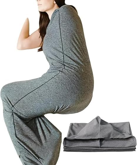 Cooling Blanket with Hug Pressure Therapy, Compression Sleep Sack–Ultra-Lightweight Wear...