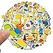50PCS The Simpsons Water Bottle Stickers for Kids, Cute Stickers for Water Bottles, Vinyl Waterproof Aesthetic Laptop Sticker Pack Classroom Prizes Skateboard for Kids Teens Girls Students (White)