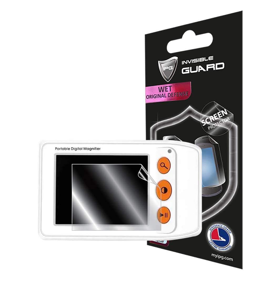 IPGfor Eyoyo - Koolertron - Spolehli Portable Digital Magnifier 5 inch Display Screen Protector (2 Units) Hydrogel Invisible Guard - HD Quality/Self-Healing/Bubble -Free for Reading Aids 5"