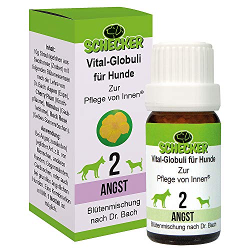 Schecker Vital Globuli Angst Blütenessenzen nach der Lehre von Dr. Bach sind seit vielen Jahren bekannt und bewährt