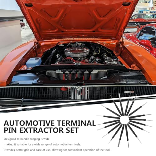 Outils de retrait de broches électriques pour câblages auto : kit de 54 extracteurs de terminaux - 3